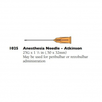 1025 ANAESTHESIA NEEDLE RETROBULBAR 25G 10