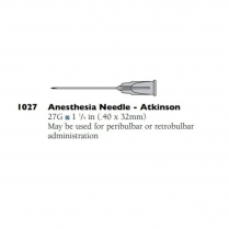 1027 ANAESTHESIA NEEDLE ATKINSON 27GX1.25 10