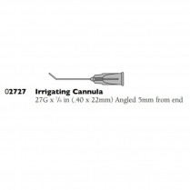 02727 IRRIGATING CANNULA 27G ANG 5MM N/ST100