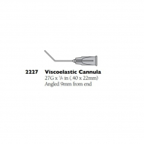 2227 VISCOELASTIC CANNULA 27G ANGLED 9MM 10