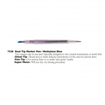 7320 MARKER PEN DUAL TIP METHYLENE BLUE P/20