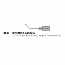 2527 27G IRRIGATING CANNULA ANGLED BOX/10
