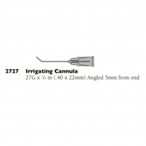 2727 IRRIGATION CANNULA 27G5MM ANGLED TIP BOX/10