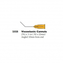 2325 VISCOELASTIC CANNULA ANGLED 25G BOX/20