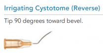 CYSTOTOME IRRIGATING 25G REVERSE (585034)  BOX/10