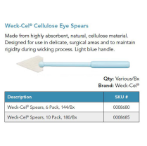 WECK-CEL EYE SPEARS (0008685) 10 PACK, BOX/180