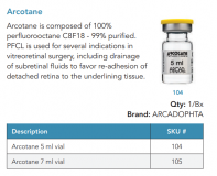 ARCOTANE 5ML VIAL (104)                         PACK/1