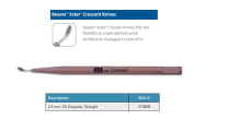 KNIFE STRGHT MATTE CRESCENT S/SU (373808) BOX10