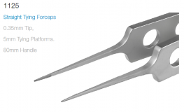 MMSU1125S STRAIGHT TYING FORCEP DISP PK/5