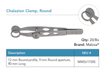 MMSU1150S CHALAZION CLAMP ROUND DISP ST PK/5