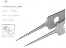 MMSU1124S BONN TOOTHED FORCEP DISP ST PK/5