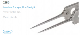 MMSU0286S JEWELLERS FORCEP STR ST PACK/5