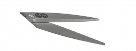 MMSU0249S IRIS SCISSOR STRAIGHT SHARP ST PK/5