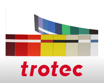 trotec materials swatch