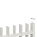 Byron Gate with 50x10mm Blade - 970 x 1200mm