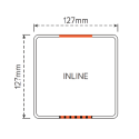 East Hampton PVC - Inline Post 2500mm