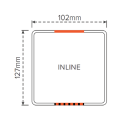 Bridgehampton PVC - Inline Post 1900mm