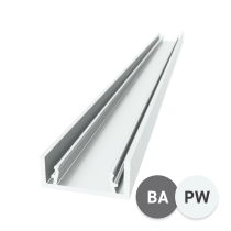 Concealed Capping Cover - 5800mm - Basalt and Pearl White