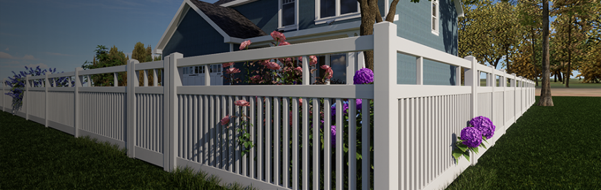 Bridgehampton PVC Fencing