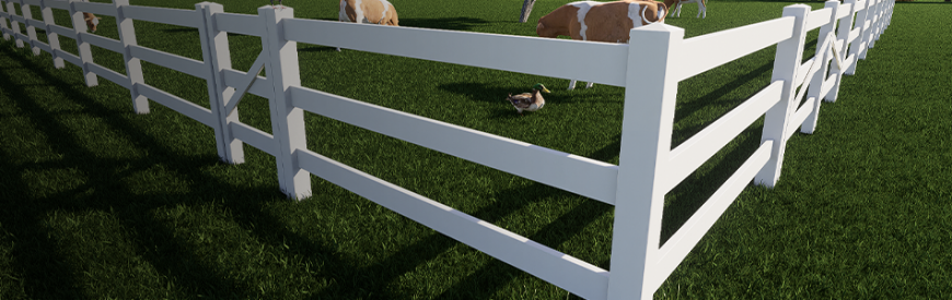 Rural PVC Fencing
