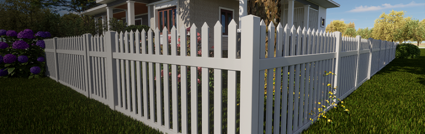 Picket PVC Fencing