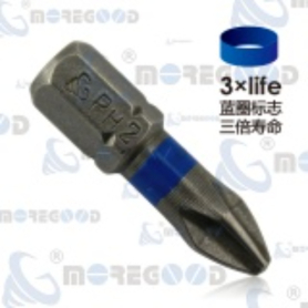 Screwdriver Bit Phillip#2  25mm Blue Circle (10)