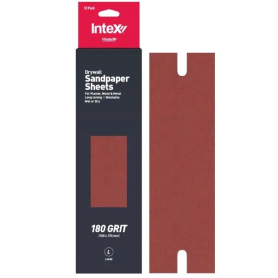 Sandpaper Sheet Large 108x374mm 180 Grit 20 Sheets PlasterX