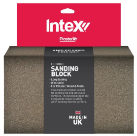Flexible Foam Sanding Block Bevel Edge Fine (30) PlasterX