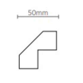 2 Step Cornice 50mm x 4.8m