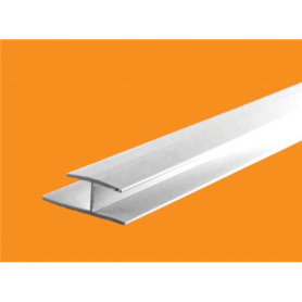 Straight Joint H Mould White 6mm x 3m (20)