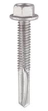 Hex Washer Head Screw S/Drill Ext.#5 CL4 12-24x65mm (250/8)