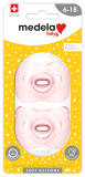 Silicon Duo Soother 6-18 Assorted