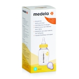 Medela 150ml breast milk bottle with slow flow teat pack