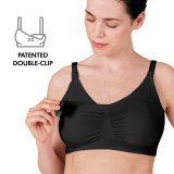 Hands-Free 3 in 1 Nursing & Pumping Bra Black