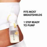 Hands-Free Pumping Bustier White