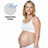 Keep Cool™ Breathable Maternity and Nursing Bra White