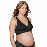 Keep Cool™ Sleep Breathable Maternity and Nursing Bra Black