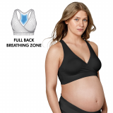 Keep Cool™ Sleep Breathable Maternity and Nursing Bra Black