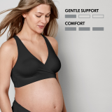 Keep Cool™ Sleep Breathable Maternity and Nursing Bra Black