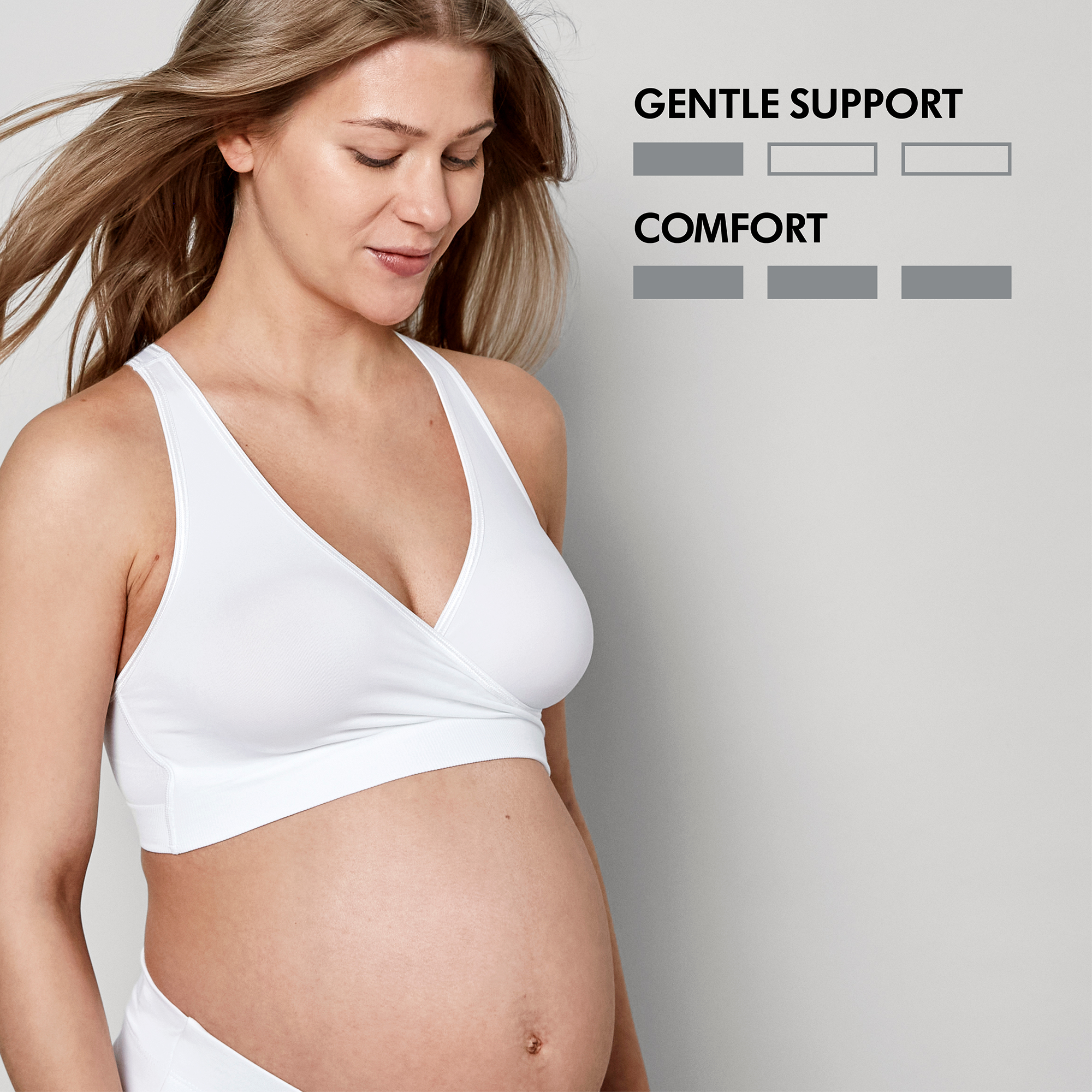 Women's Full Support Comfort Plus Size Maternity Nursing Bra 