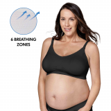 Keep Cool™ Ultra Breathable Maternity and Nursing Bra - Black