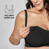 Keep Cool™ Ultra Breathable Maternity and Nursing Bra - Black