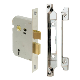 Lock Kit 3 Lever Rebated (1107 + 1109)