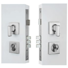 Mini Lever Entrance Lock Kit Square 60mm