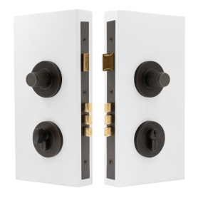 NIDO - Double Turn Lock Kit - Linear Knurl