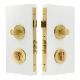 NIDO - Double Turn Lock Kit - Linear Knurl