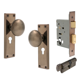 Sutton Square Longplate - Euro Locking Set