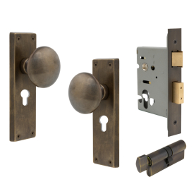 Sutton Square Longplate - Euro Locking Set