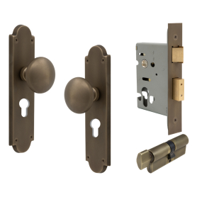 Sutton Victorian Longplate - Euro Locking Set