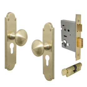 Sutton Victorian Longplate - Euro Locking Set